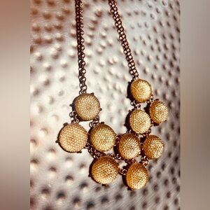 Francesca’s Rose Gold Statement Necklace